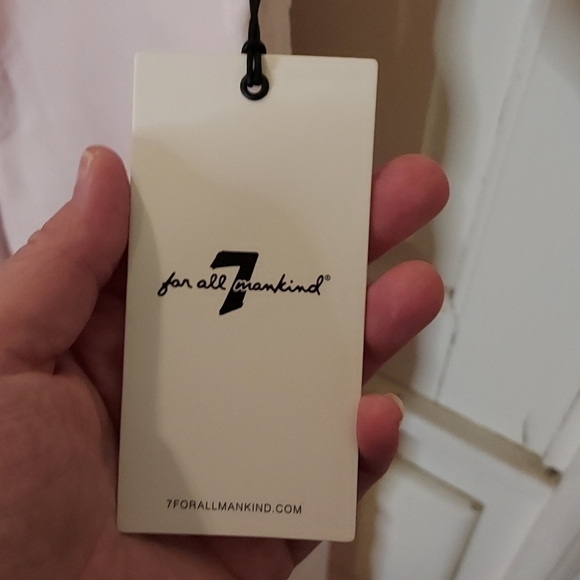 7 For All Mankind High Waist Straight Leg Cropped - Picture 12 of 15